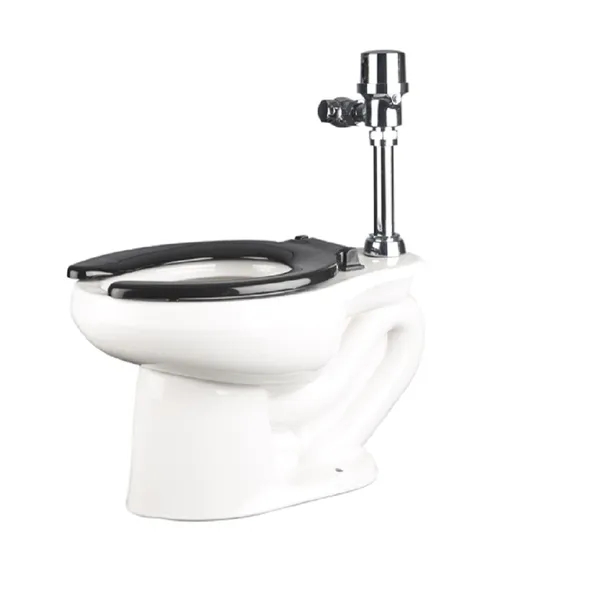 Inodoro Vencerámica Para Fluxómetro Carlton Taza Elongada  Blanco Glaciar
